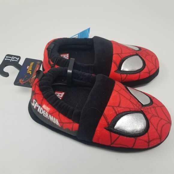 NWT. MARVEL SPIDERMAN BOYS SLIPPERS. VARIOUS SIZES. - Picture 8 of 14